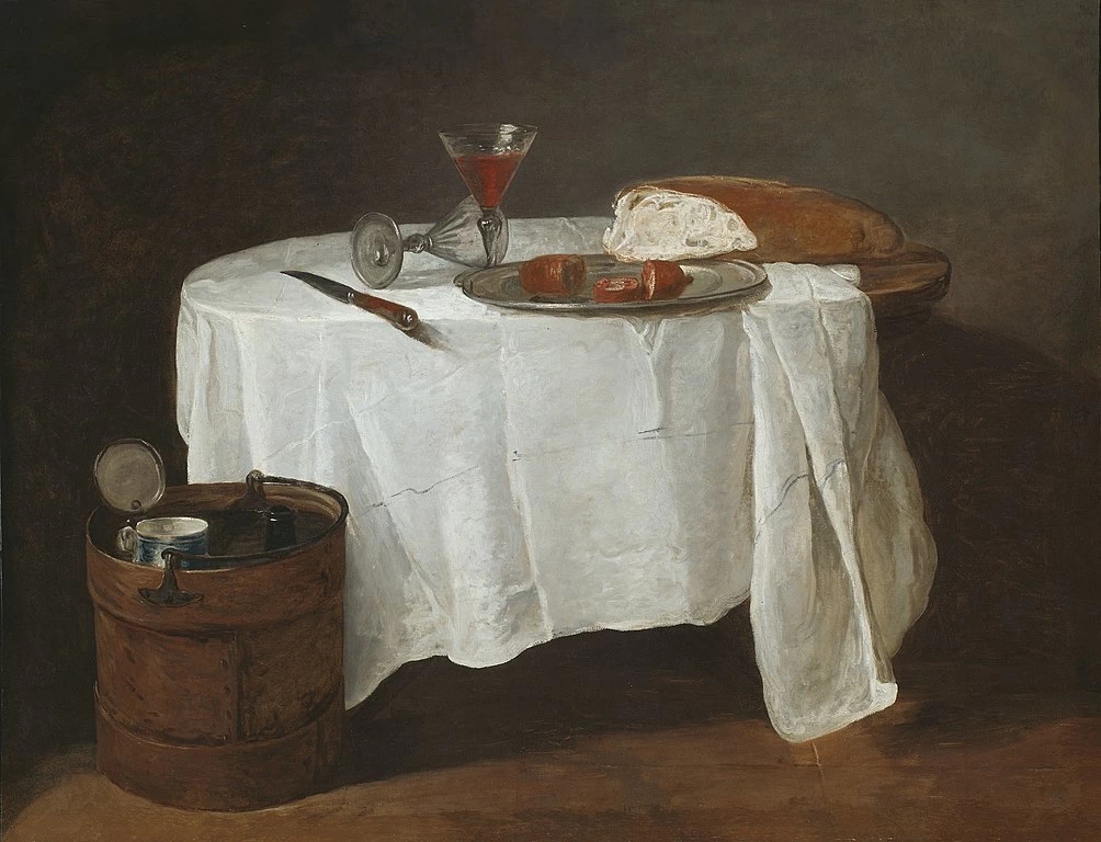 Jean Siméon Chardin - 127, The White Tablecloth, Art Institute of Chicago